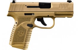 FN USA Reflex Handgun 9mm Luger 10rd Mags (2) 3.3" Barrel FDE Night Sights NMS