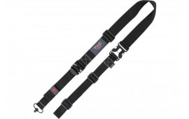 Allen 8493 Citadel Double Point Rifle Sling, Quick Detach Swivels, Tri-Sectional Custom Fitting Black Heavy-Duty Webbing