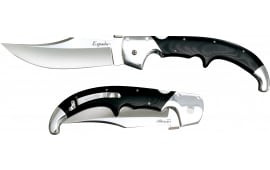 Cold Steel CS62MA Espada XL 7.50" Folding Clip Point Plain S35VN SS Blade/9.25" Black w/Polished Bolsters G10 Handle Includes Belt Clip