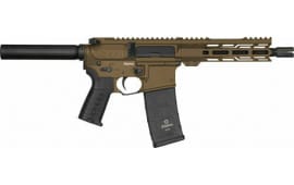 CMMG PE-94A5185-MB Pistol Banshee MK4 8" RDB/9ARC Pistol Tube Bronze
