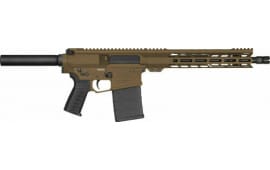 CMMG PE-38A928E-MB Pistol Banshee MK3.308WIN 12.5" 20rd Pistol Tube Bronze