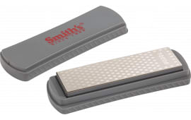 Smiths Products 51312 DualGrit Double-Sided Sharpening Stone 6" Diamond Sharpener Medium/Fine Gray