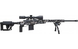Howa HCRA65CSKY M1500 APC Chassis 24" Heavy Barrel 10+1 (3), Kryptek Skyfall Camo, Luth-AR MBA-4 Stock with Aluminum Chassis, 4-16x50 Scope, Bipod & 2 Grips