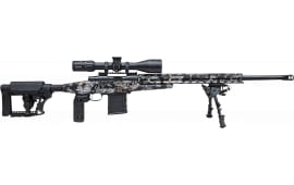 Howa HCRA308SKY M1500 APC Chassis 24" Heavy Barrel 10+1 (3), Kryptek Skyfall Camo, Luth-AR MBA-4 Stock with Aluminum Chassis, 4-16x50 Scope, Bipod & 2 Grips