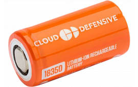 Cloud Defensive CD35001 18350 Rechargeable Battery 3.6V 1000-1100 mAh Compatible w/ UI2 Custom Label Charger/D2 Custom Label Charger