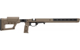 Magpul MAG1199-FDE Pro 700 Lite SA Flat Dark Earth Adjustable Synthetic Stock with Aluminum Chassis & Interchangeable Grips for Remington 700 Short Action Ambidextrous