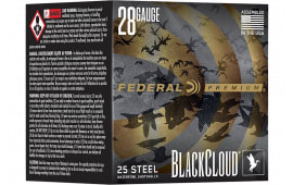 Federal PWBX2853 Premium Black Cloud 28GA 3" 3/4oz #3 Shot 25 Per Box/ 10 Cs - 25sh Box
