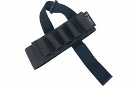 Adaptive Tactical AT06400 Stock Mounted Shell Carrier 5rd Shotshells, Removable Black Nylon, Non Slip Loops, Adj. Stock Fit