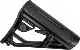 Adaptive Tactical AT02013 EX Performance Lite Adj. Black Synthetic M4 Style, Swivel Stud, Fits AR-Platform (Mil-Spec Buffer Tubes)