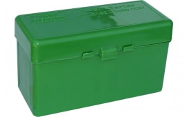 MTM Case-Gard RM6010 Ammo Box Flip-Top for .243/.308 Win/.220 Swift Green Polypropylene 60rd