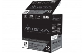 Migra Ammunitions M12SB46 12GA 3" 1 1/2oz 4,6 Shot 25 Per Box/ 10 Cs - 25sh Box