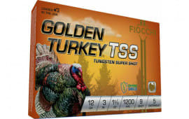 Fiocchi 123TSS9 Golden Turkey TSS 12GA 3" 1 5/8oz #9 Shot 5 Per Box/ 10 Cs - 5sh Box