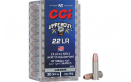 CCI 960CC Uppercut Defense 22 LR 32 GRJacketed Hollow Point (JHP) 50 Per Box/ 100 Cs - 50rd Box