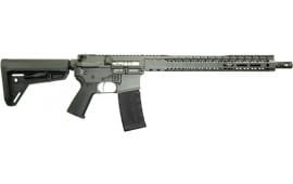 Black Rain Ordnance BROSSPSMK Spec15 SSP 30+1 16", Smoke, 15" Slim M-LOK, Magpul Grip/Carbine Stock