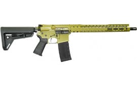 Black Rain Ordnance BROSSPBG Spec15 SSP 30+1 16", Bazooka Green, 15" Slim M-LOK, Magpul Grip/Carbine Stock