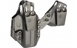 Blackhawk Stache Premium Holster Kit IWB Black Polymer Belt Clip Fits Sig P320 Compact Ambidextrous