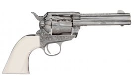 Taylors and Company OG1403 Pietta Outlaw Legacy 4.75 Nickel Revolver