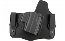 Galco KT800RB KingTuk Deluxe IWB Black Kydex/Leather Fits Glock 43, UniClip, Right Hand