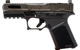Faxon Firearms FX-19-HF-LT FX19 Hellfire LT 4.6" NS 10rd NON-THREADED Black