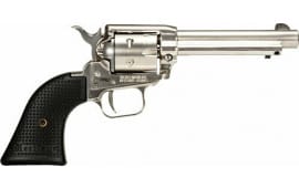 Heritage Mfg RR22NI4 Rough Rider 6 Shot, 4.75" Black Nitride Steel Barrel, Black Nitride Steel Frame, Zinc Alloy Frame, Black Cylinder, US Flag Polymer Grip Revolver