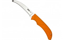 AccuSharp 734C AccuZip 4" Fixed Plain Stainless Steel/ Blade Blaze Orange Ergonomic Anti-Slip Rubber Handle