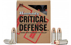 Hornady 90050 Critical Defense 30 Super Carry 100 GRHornady Flex Tip eXpanding (FTX) 20 Per Box/ 10 Cs - 20rd Box