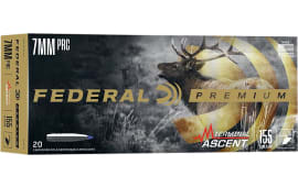 Federal P7PRCTA1 Premium Terminal Ascent 7mm PRC 155 gr, Terminal Ascent, 20 Per Box/ 10 Cs - 20rd Box