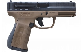 Citadel CITCP9BNZ Centurion CP9 Compact 14+1 4" Black Steel Barrel/Black Optic Ready/Serrated Slide/Bronze Polymer Frame w/Bronze Polymer Grips