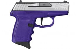 SCCY DVG-1 Handgun 9mm Luger 10rd Mag 3.1" Barrel Striker Fired Stainless Slide/Purple Frame