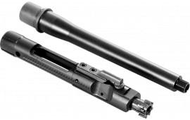 CMMG 99D517A Replacement Barrel Kit with Bolt Carrier Group, 9mm Luger 8" Threaded, Black, Radial Delayed Blowback, Fits AR-Platform