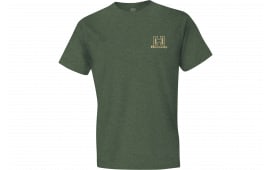 Hornady Horizon Design Hornady T-Shirt Apparel Military Green Large Short Sleeve Logo Stamp 31433.