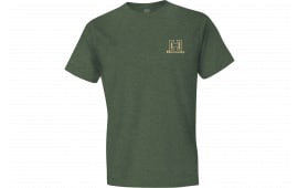 Hornady Gear 31434 Hornady T-Shirt Logo Stamp Military Green Short Sleeve XL