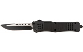 Steel River Knives T620BDP Spartan 3.75" Drop Point Black/Silver 440C SS Blade 5.5" Aluminum Zinc Alloy Handle
