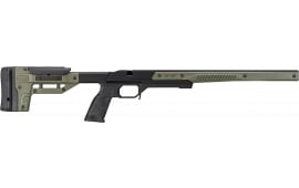 MDT 103725ODG Oryx Chassis OD Green/Black Aluminum, Adj. Cheekrest, M-LOK Forend, AR-Style Grip, Barricade Stop, Aics Mag Compatible, Fits Short Action Ruger American