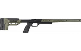 Mdt Sporting Goods Inc 104226ODG Oryx Chassis OD Green/Black Aluminum, Adj. Cheekrest, M-LOK Forend, AR-Style Grip, Barricade Stop, Aics Mag Compatible, Fits Short Action Savage Axis