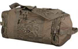 Drake Waterfowl DB36510063 Duffle Bag (Large) Mossy Oak Bottomland Polyester, 3 Exterior Pockets, Adj. Shoulder Strap