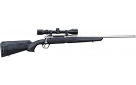 Savage Arms 58125 Axis XP Full Size 4+1 18" Carbon Steel, Stainless Barrel/Rec, Drilled & Tapped, Black Synthetic Stock