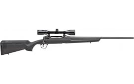 Savage Arms 58127 Axis II Full Size 4+1 18" Carbon Steel Barrel, Black, Drilled & Tapped Rec, Improved Ergonomic Synthetic Stock, Adj. AccuTrigger, Bushnell 3-9x40mm Scope