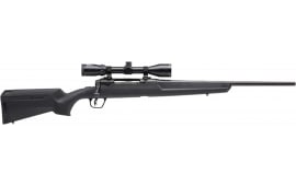 Savage Arms 58128 Axis II Compact 4+1 18" Carbon Steel Barrel, Black, Drilled & Tapped Rec, Improved Ergonomic Compact Synthetic Stock, Adj. AccuTrigger