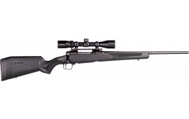Savage Arms 58130 110 Apex Hunter XP 4+1 18" Carbon Steel, Black, Synthetic AccuFit Stock, Vortex Crossfire II 3-9x40mm Scope