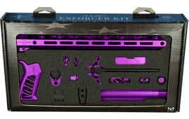 Timber Creek Outdoors TCOEKPPA Enforcer Complete Build Kit Purple Anodized for AR-15