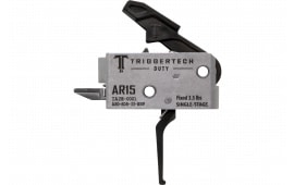 TriggerTech AH0SDB33NNight Fision Duty Flat Trigger Single-Stage 3.50 lbs Draw Weight Fits AR-15