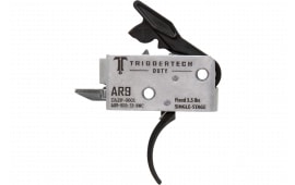 TriggerTech AH9SDB33NNC Duty Curved Trigger Single-Stage 3.50 lbs Draw Weight Fits AR-9