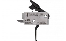 TriggerTech AH9SDB33NNight Fision Duty Flat Trigger Single-Stage 3.50 lbs Draw Weight Fits AR-9