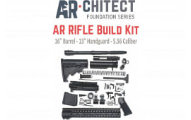 Bowden Tactical J27113 AR Rifle Build Kit Complete, 13" M-Lok Handguard, Mil-Spec Parts, Flip Up Sights