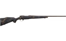 Weatherby VTA243NR4T Vanguard Talus 4+1 24" Threaded/Spiral Fluted, Patriot Brown Barrel/Rec, Black with Rust Brown, Smoke & Stone Sponge Synthetic Stock, Adj. Trigger