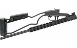 Chiappa Firearms CF500272 Big Badger 1rd 20" Threaded, Blued, M-LOK/Picatinny Handgaurd, Wire Stock with Adj. Comb