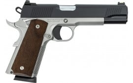 Tisas Trabzon Arms Industry 10100551 1911 5 Duty Enhanced SS Semi-Auto .45 ACP Handgun, 2-8 Round Mags