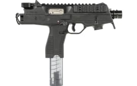 B&T Firearms 30105NUS TP9 30+1 5.10", Black, Polymer Frame/Grip, No Brace, Iron Sights