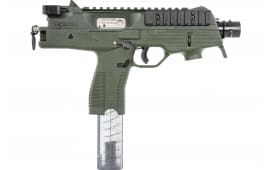 B&T Firearms 30105NUSOD TP9 30+1 5.10", OD Green, Polymer Frame/Grip, No Brace, Iron Sights